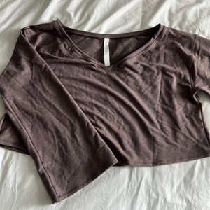 Lululemon Cropped Vneck